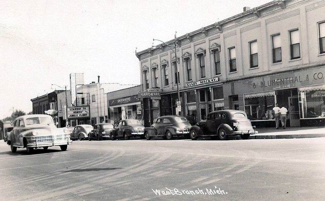 West Branch Cinema (Midstate Theater, Mid State Theater) - 1946 Post Card From Paul (newer photo)